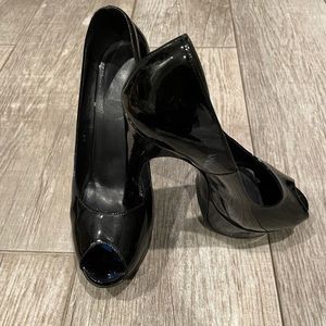 YSL Peep-Toe Pump